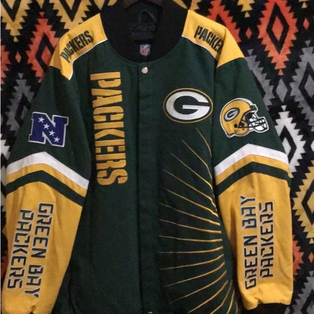 NWT Deadstock Green Bay Packers Stitched & Wraparound Embroidery 3XL